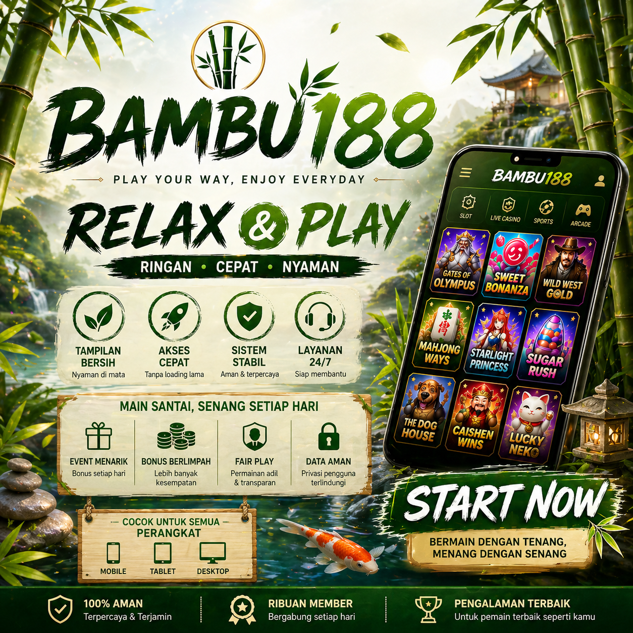 BAMBU188 Gambar Produk